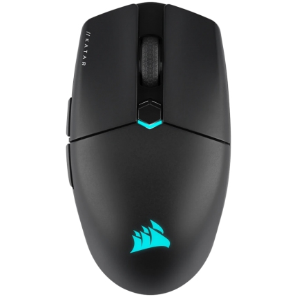 Corsair KATAR Elite Wireless Gaming Mouse, Black, 26000 DPI, Optical, EAN:0840006657545