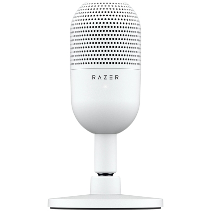 Razer Seiren V3 Mini - White, Ultra-compact Streaming Microphone