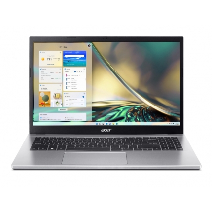 Acer Aspire 3, A315-59-39M9, Core i5-1235U, (up to 4.40Ghz, 12MB), 15.6" FHD (1920x1080) IPS SlimBezel AG, 16GB DDR4, 1024GB SSD PCIe, Intel UMA Graphics,Cam&Mic, 802.11ac + BT, No OS, Silver