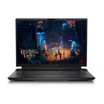 Dell Alienware m18 R2, Intel Core i7 14650HX (16-Core, 30MB L3 Cache, up to 5.2GHz), 18" QHD+ (2560x1600) 165Hz, 3ms, FHD IR Cam, 32 GB: 2x16 GB, DDR5, 5600 MT/s, 1TB, M.2, PCIe NVMe SSD, RTX 4060 8GB GDDR6, Wifi 7 Ready, BT, Win11 Pro, Dark Metallic