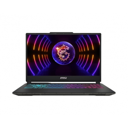 MSI Cyborg 15 A13VF, i7-13620H (10C/16T, 24 MB, up to 4.90 GHz), 15.6" FHD (1920x1080), 144Hz, IPS-Level, RTX 4060 8GB GDDR6 (Up to 1470MHz), 16GB DDR5 (8GBx2), 512GB NVMe SSD Gen4x4, Blue Backlit Gaming KBD, NO OS, Black, 1.98 kg