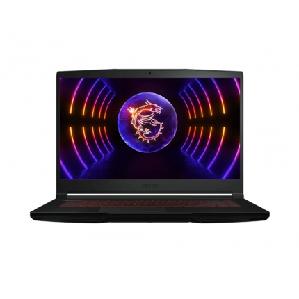 MSI Thin GF63 12VF, i7-12650H (10C/16T, 24 MB, up to 4.70 GHz), 15.6" FHD (1920x1080), 144Hz, IPS-Level,  RTX 4060 8GB GDDR6 (Up to 1470MHz), 16GB DDR4 (2x8, 3200MHz), 1TB NVMe SSD Gen4x4, Red Backlit Gaming KBD, NO OS, Black, 1.86 kg