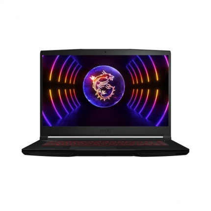 MSI Thin GF63 12VE, i5-12450H (8C/12T, 12 MB, up to 4.40 GHz), 15.6" FHD (1920x1080), 144Hz, IPS-Level, RTX 4050 6GB GDDR6 (Up to 1605MHz), 16GB DDR4 (2x8, 3200MHz), 1TB NVMe SSD Gen4x4, Red Backlit Gaming KBD, NO OS, Black, 1.86 kg