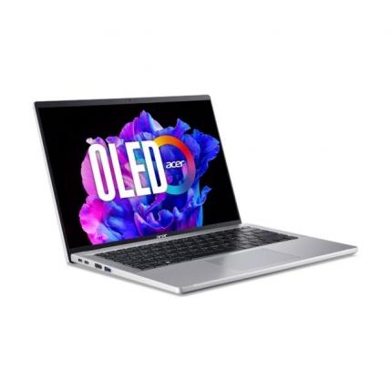 Лаптоп Acer SWIFT GO 14 SFG14-71-72TJ, 14" OLED, Intel Core i7-1355U, 16GB LPDDR5, 1000GB NVMe SSD,  Windows 11 Home, Кирилизиран