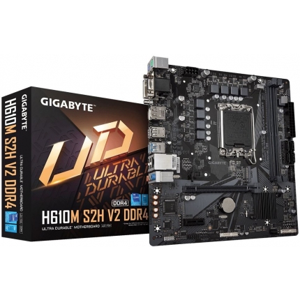 Дънна платка GIGABYTE H610M-S2H V2, socket 1700, 2xDDR5, Micro ATX