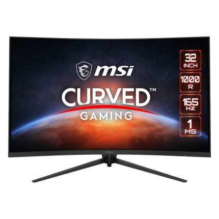 MSI G321CQP E2, 31.5", 170Hz, 1ms, VA, 2560x1440 WQHD, Curve 1000R, Adaptive sync, Less Blue Light Pro, Console Mode, 2500:1, 100M:1, 1x DP, 2x HDMI 2.0b (CEC Profile Sync), Tilt, Swivel, Pivot, Heigh adj. 90mm, PIP and PBP, Windows 11 Auto HDR supported