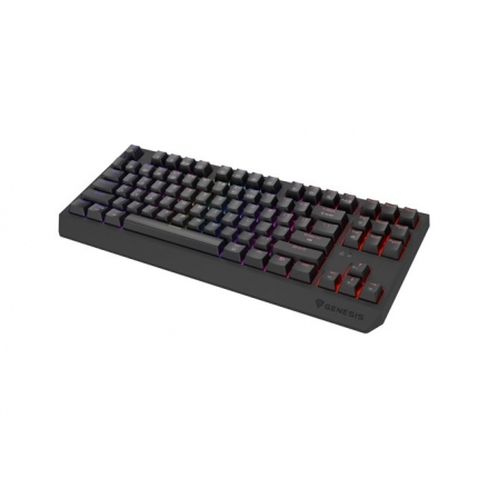 Genesis Gaming Keyboard Thor 230 TKL Wireless US Black RGB Mechanical Outemu Red