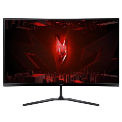 Acer Nitro ED270RS3bmiipx, 27" Curved 1500R, VA, Anti-Glare, FHD 1920x1080, ZeroFrame, FreeSync Premium, 180Hz, 1ms, 100M:1, 250 cd/m2, 1xDP, 2xHDMI, HDR 10, Speakers 2Wx2, Audio in/out, VESA, Tilt, Acer Display Widget, Black