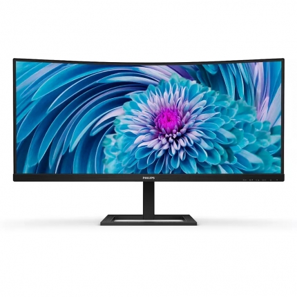 Philips 346E2CUAE, 34" Curved 1500R VA WLED, 3440x1440@100Hz, 4ms GtG, 1ms MPRT, 300cd m/2, 3000:1, Mega Infinity DCR, Adaptive Sync, FlickerFree, Low Blue Mode, 5Wx2, Tilt, Height Adjust, HDMI, DP, USB hub