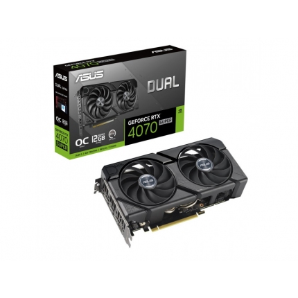 Видео карта ASUS DUAL GeForce RTX 4070 SUPER OC Edition 12GB GDDR6X