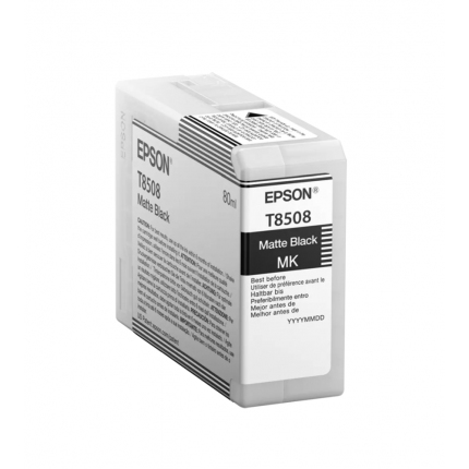 Epson Singlepack Matte Black T85080N UltraChrome HD ink 80ml