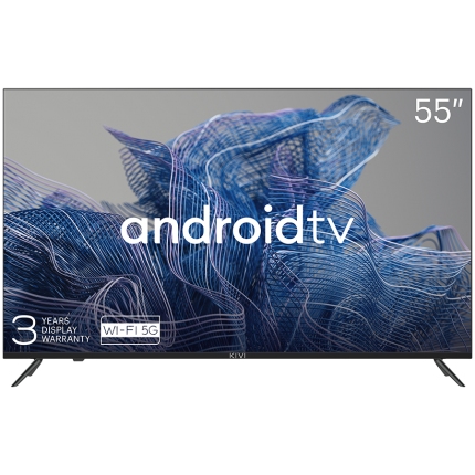 55', UHD, Google Android TV, Black, 3840x2160, 60 Hz, , 2x10W, 83 kWh/1000h , BT5, HDMI ports 4, 24 months