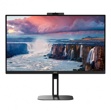 AOC Q27V5CW/BK, 27" IPS WLED, 2560x1440@75Hz, 4ms GtG, 1ms MPRT, 300cd m/2, 1000:1, 20M:1 DCR, Adaptive Sync, FreeSync, Low Blue Light, 5Wx2, Tilt, Height Adjust, Pivot, Swivel, HDMI, DP, USB hub