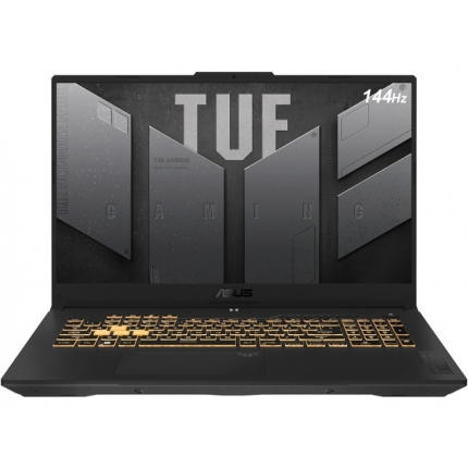 Asus TUF F17 FX707ZC4-HX014, Intel i5-12500H,2.5GHz, 17.3" FHD AG (1920x1080)144Hz,16GB DDR4 3200MHz (2x8 GB), 512GB SSD M.2,RTX 3050 GDDR6, WiFi 6, RGB Illum. Kbd, no OS, Mecha Gray