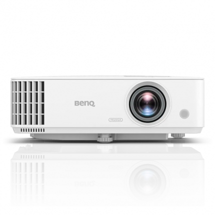 BenQ MU613 DLP, WUXGA; Brightness: 4000 AL; High contrast ratio 10,000:1; 1.1X zoom (1.5 - 1.65); 15,000 hrs lamp life (LampSave mode); 2.8 kg; Noise 29dB (eco); USB Type A x1 (1.5A); Speaker 2W x1; HDMI x2 (1 with MHL);  Audio-in, Audio out, White