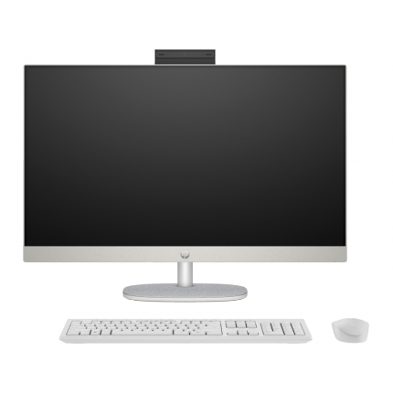 HP All-in-One 27-cr1003nu Shell White, Ultra 5-125U(up to 4.3GHz/12MB/12C), 27" FHD AG IPS + FHD IR Camera, 8GB 5600Mhz 1DIMM, 512GB PCIe SSD, WiFi 6+BT, HP Keyboard & HP Mouse, Free DOS, 2Y Warranty