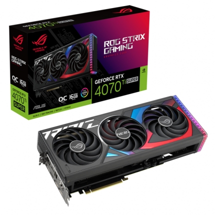 Видео карта ASUS ROG STRIX GeForce RTX 4070 TI SUPER OC 16GB GDDR6X