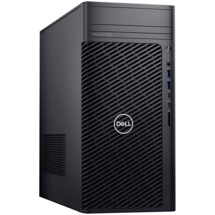 Dell Precision 3680 Tower, Intel Core i7-14700 (20C, 28T, 33MB Cache, up to 5.4GHz), 16GB (2x8GB) DDR5, 512GB M.2 SSD, NVIDIA T1000 8GB, no WiFi, Mouse + US KBD, Win 11 Pro, 3Y ProSupport