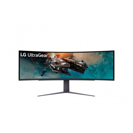 LG 49GR85DC-B, 49" Ultragear VA AG, 1ms, 32:9 Curved 1000R Gaming QHD (5120x1440), 240HZ, 450cd/m2, 2500:1, DCI-P3 95%, FreeSync, NVIDIA G-Sync, HDR 600 ,VRR, USB Type-C, HDMI, DisplayPort, PIP, PBP, Height, Swivel, Tilt, Black