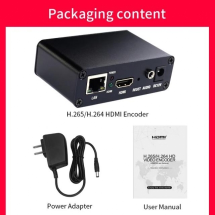 Енкодер декодер ESTILLO HDSW0019M1, H.265-HEVC / H.264-AVC, HDMI