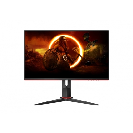 AOC 27G2ZN3/BK, 27" VA WLED, 1920x1080@280Hz, 1ms GtG, 0.5ms MPRT, 300cd m/2, 3000:1, 80M:1 DCR, Adaptive Sync, FlickerFree, Low Blue Mode, Tilt, Height Adjust, Pivot, Swivel, 2xHDMI, DP