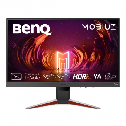 BenQ MOBIUZ EX240N 23.8" VA, 1920x1080 FHD, 1ms 165Hz, 250 cd/m2, FreeSync Premium, HDMI 2.0, DP, HDRi, B.I.+, treVolo 2x 2.5W speakers, Tilt (down/up) -5 - 15°, Eye-care VESA 100x100, Silver