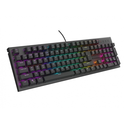 Genesis Mechanical Gaming Keyboard Thor 303 RGB Backlight Brown Switch US Layout Black