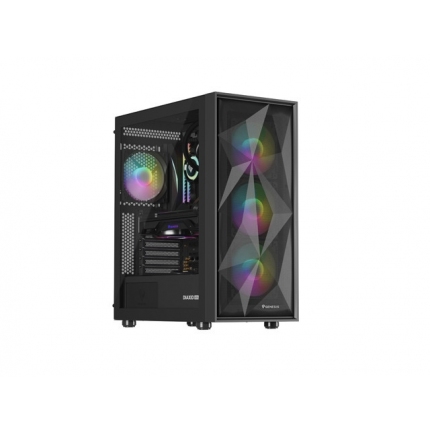 Genesis PC Case DIAXID 605 RGB Mini Tower Window, Black