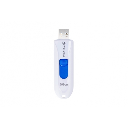 Transcend 256GB, USB3.1, Pen Drive, Capless, White