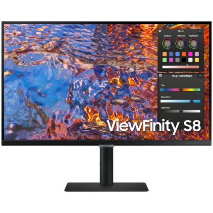 Monitor LED Samsung LS27B800PXPXEN HRM S80PB, 27" UHD FLAT 16:9 (3840x2160) IPS 60Hz, 350 cd/гЋЎ, 1000:1, HDR400, 5ms, 178/178, 1xDP 1xHDMI, 3xUSB 3.0 1xUSB-C (90W), 3.5 Jack, Tilt/Pivot/Swivel/HeightAdj, VESA 100x100, 3Y