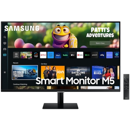 Monitor LED Samsung LS32CM500EUXDU SMART M50C, 32" FHD FLAT 16:9 (1920x1080) VA 60Hz, 250 cd/m2, 3000:1, HDR10, 4ms, 178/178, 2xHDMI, 2xUSB 2.0, Speakers 5Wx2, Remote Control, Tilt, VESA 100x100, 2Y