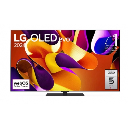 LG OLED65G43LS, 65" UHD OLED evo, 4K (3840x2160), DVB-C/T2/S2, Full Cinema Screnn, Alpha 11 AI 4K Gen7, 144Hz, ThinQ AI, HDR10, VRR, NVIDIA G-SYNC, AMD FreeSync, Dolby Vision, Dolby Atmos, Wi-Fi, Bluetooth, HDMI, USB, Airplay 2, Multi View, Meteor Titan