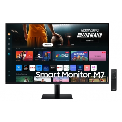 Samsung 32DM702 32" VA LED, SMART 3840x2160  2xUSB 2.0, 2xHDMI 1.4, USB-C, Wi-Fi 5, Bluetooth, Speakers, Black