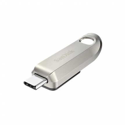 USB памет SanDisk Ultra Luxe, 128GB, USB 3.2 Gen 1, USB-C, Сребрист