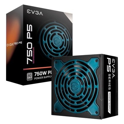 EVGA SuperNOVA 750 P5, Fully Modular, 80PLUS Platinum, Single Rail, 62.5A, 135mm Fan, ATX PSU