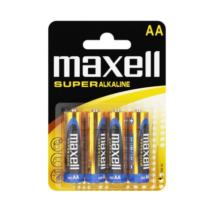 Супералкални батерии  MAXELL LR6 XL /4 бр. в блистер/ 1.5V