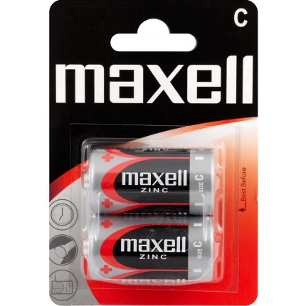 Цинк Манганова батерия MAXELL R14 /2 бр. в блистер/ 1,5V