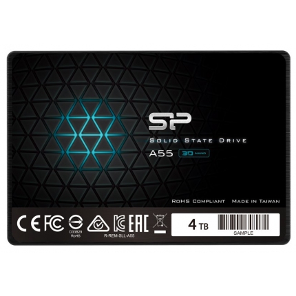 Silicon Power Ace - A55 4TB SSD SATAIII (3D NAND) 3D NAND, SLC Cache, 7mm 2.5" Blue - Max 560/530 MB/s - Full Capacity, EAN: 4713436150800
