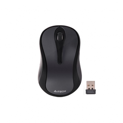 Безжична мишка A4Tech G3-280N-1, V-Track PADLESS, сива, USB