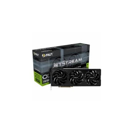 Palit RTX 4080 SUPER JetStream OC, 16GB GDDR6X, 256 bit, 1x HDMI 2.1a, 3x DP 1.4a, 3 Fan, 1x 16-pin power connector, recommended PSU 850W, NED408SS19T2-1032J