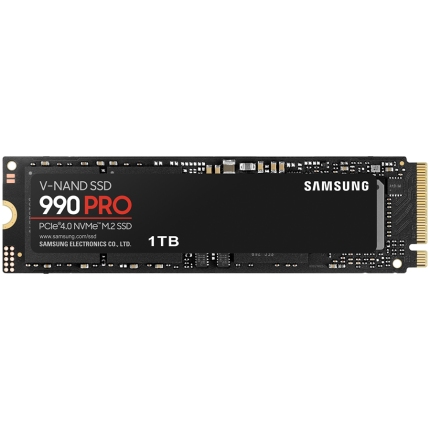 Samsung SSD 1TB M.2 PCIEx4 PCI Gen4.0 990 Pro without Heatsink 600 TBW 5 yrs