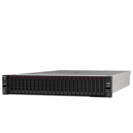 Lenovo ThinkSystem SR650 V3, Xeon Silver 4509Y (8C 2.6GHz 22.5MB Cache/125W), 32GB (1x32GB, 4800MHz 1Rx4 DDR5 RDIMM), 8 SAS/SATA, 9350-8i, 1x1100W Titanium, 5 Standard Fans, XCC2 Platinum, Toolless V2 Rails