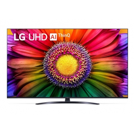 LG 55UR81003LJ, 55" 4K UltraHD TV 4K (3840 x 2160), DVB-T2/C/S2, webOS 23 Smart TV, ThinQ AI, A5 AI 4K Gen6, WiFi, HDR10 pro, HLG, ALLM/HGiG, 4K Upscaling, AI Sound, Voice Controll, HDMI eARC,Quick Card, CI, LAN, USB, BT, Cresce