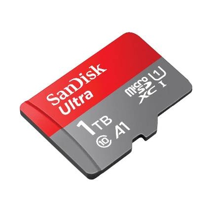 SanDisk Ultra microSDXC 1TB + SD Adapter 150MB/s  A1 Class 10 UHS-I, EAN: 619659200589