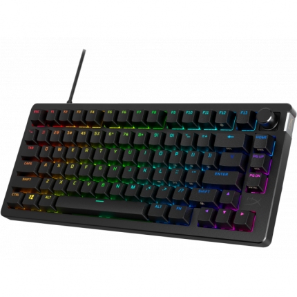 Геймърскa клавиатура HyperX Alloy Rise 75 - Ultra-customizable, Hot-Swappable, Linear Switch