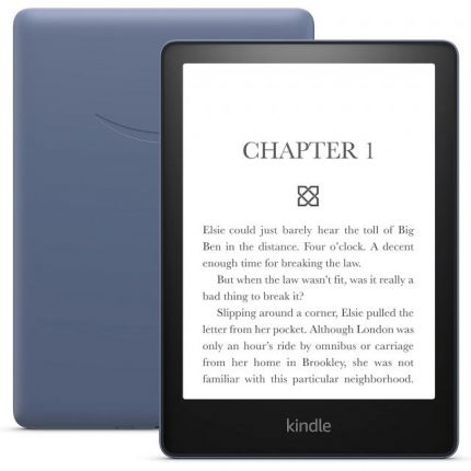 eBook четец Kindle Paperwhite 6.8", 16GB, 2021, 11 генерация, IPX8, Denim