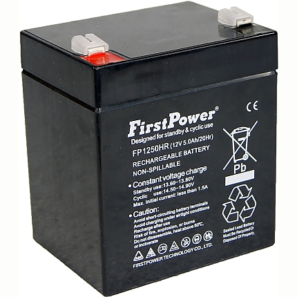 FirstPower FP5-12 - 12V 5Ah F2