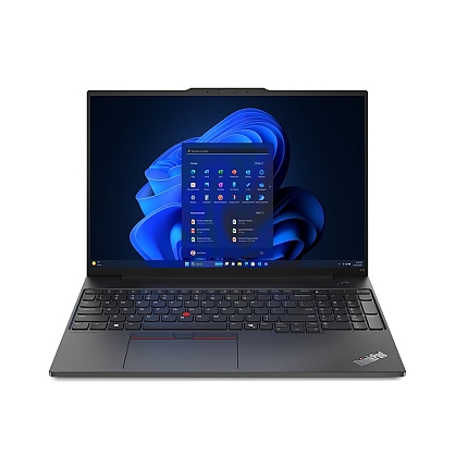 Lenovo ThinkPad E16 G2 AMD Ryzen 7 7735HS (up to 4.75GHz, 16MB), 32GB(16+16)DDR5-4800, 1TB SSD, 16" WUXGA (1920x1200) IPS AG, AMD Radeon  680M, FHD&IR Cam, Backlit KB, Black, WLAN, BT, 3cell, FPR, DOS, 3Y Onsite