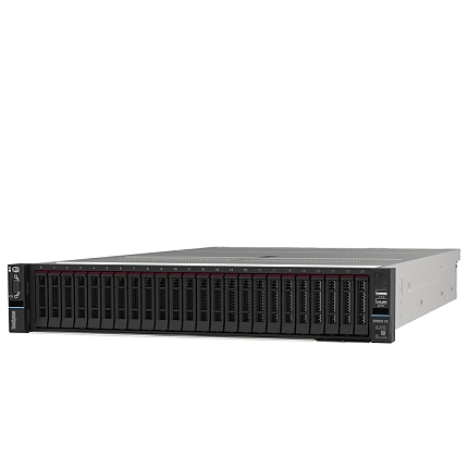 Lenovo ThinkSystem SR650 V3, Xeon Gold 6426Y (16C 2.5GHz 37.5MB Cache/185W), 32GB (1x32GB, 4800MHz 1Rx4 DDR5 RDIMM), No Backplane, No RAID, 1x1100W Titanium, 5 Standard Fans, XCC Platinum