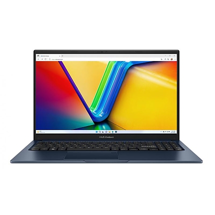 ASUS Vivobook 15 X1504ZA-NJ886 с Intel Core i5-1235U (0.9/4.4GHz, 12M), 16 GB, 1TB M.2 NVMe SSD, Intel Iris Xe Graphics, Free DOS, Тъмносин